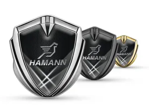 Hamann Metall Kuppel Emblem Renn Stil Glänzend Kuppel